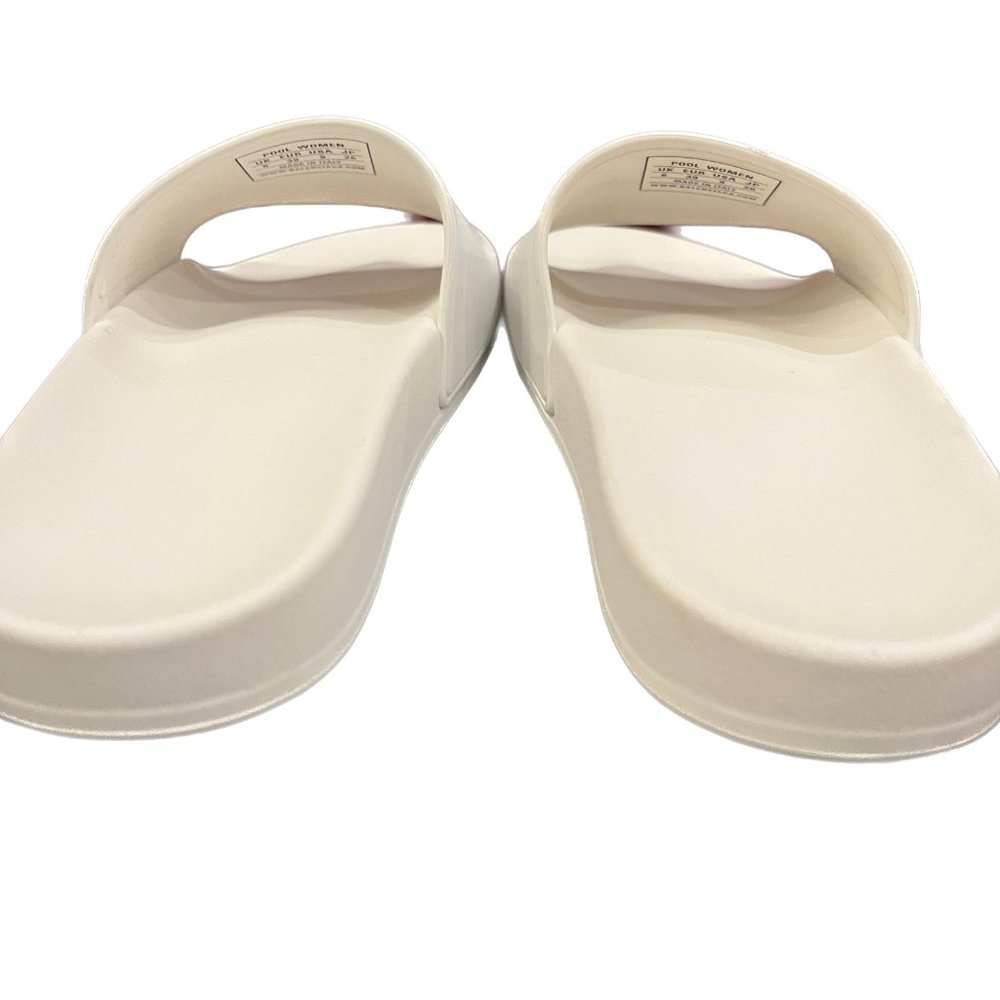 Balenciaga Cities Paris White Pool Slide Sandals Sz 9 - Picture 5 of 7